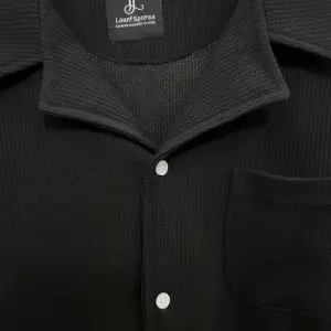 Textured Thermal Camp Collar Shirt