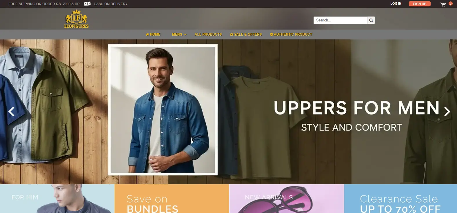 Leofigures Premium Men’s Clothing Brand in Pakistan